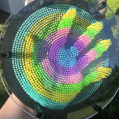 Kaiko Fidgets - Large Rainbow Pin Art